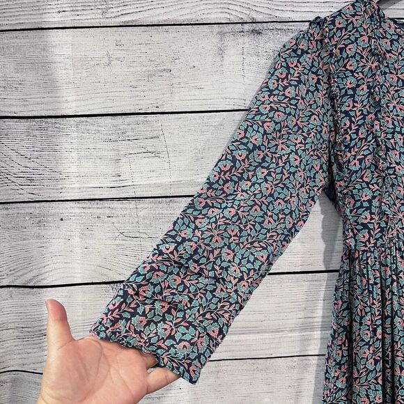 Banjanan Miranda Long Sleeve Dress Mini Floral Print Size Small Cottagecore - Picture 6 of 16